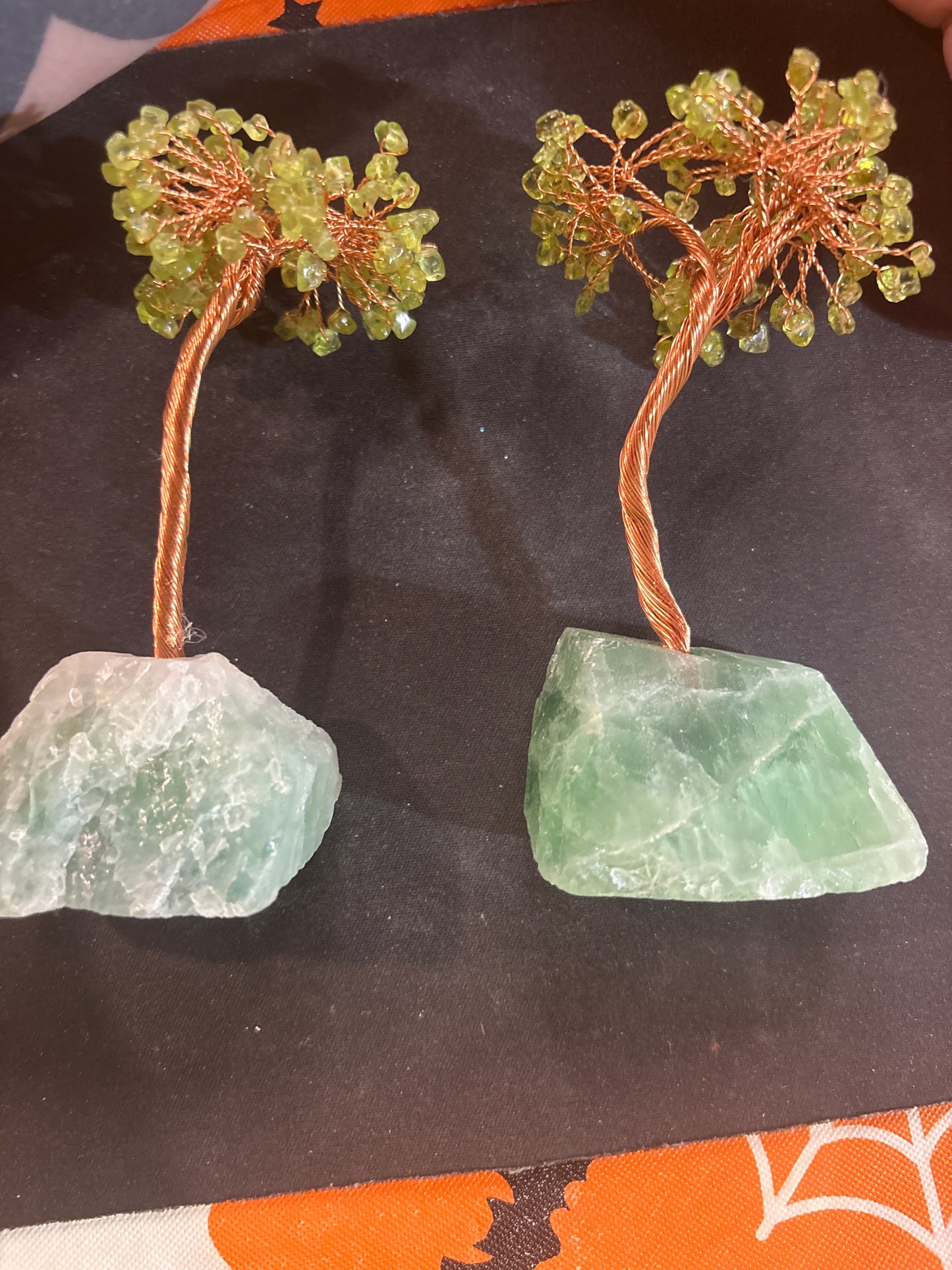 Fluorite with peridot trees 🏹