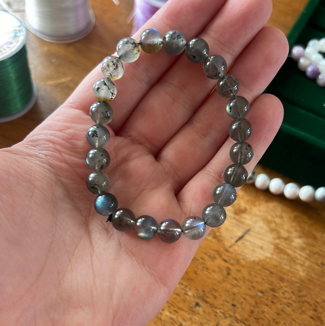 Labadorite 8 mm bracelet
