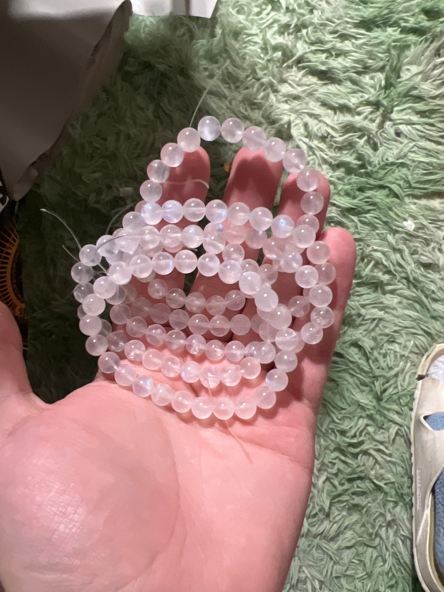 High quality white moonstone bracelets