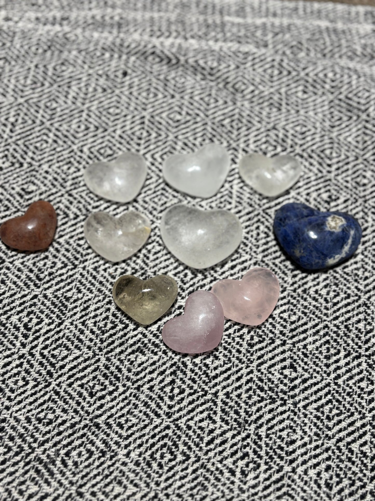 Crystal heart carving 🐾