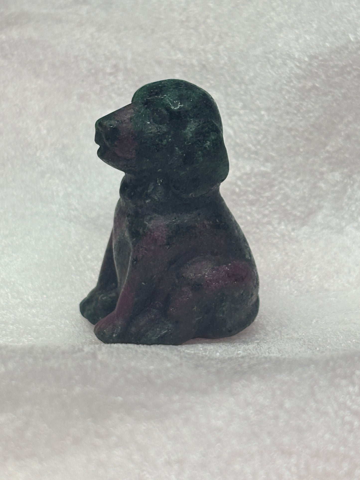 Dog crystal carving ✨(select your stone) clearance