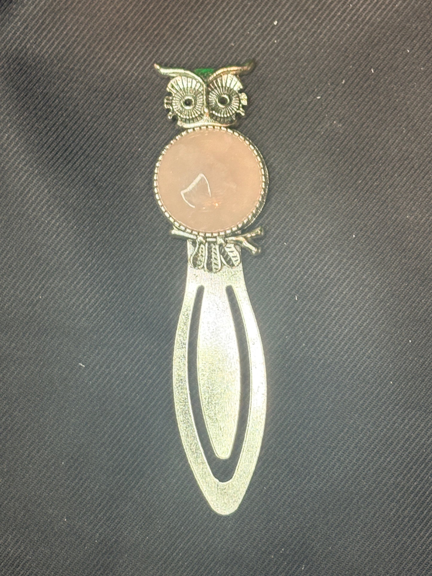 Owl crystal bookmark (select your stone)🥂