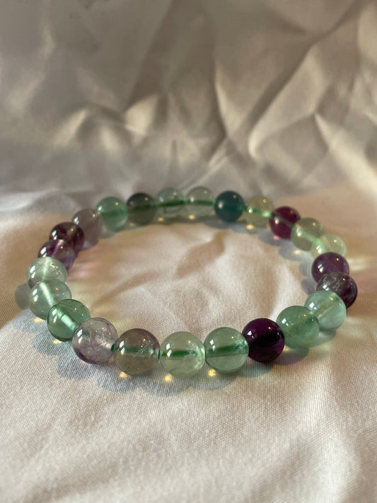 Fluorite 8mm bracelets