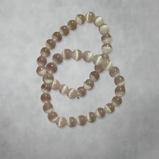 Selenite 8mm bracelet