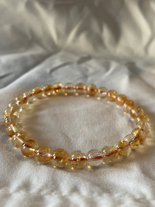 Citrine 8mm bracelet