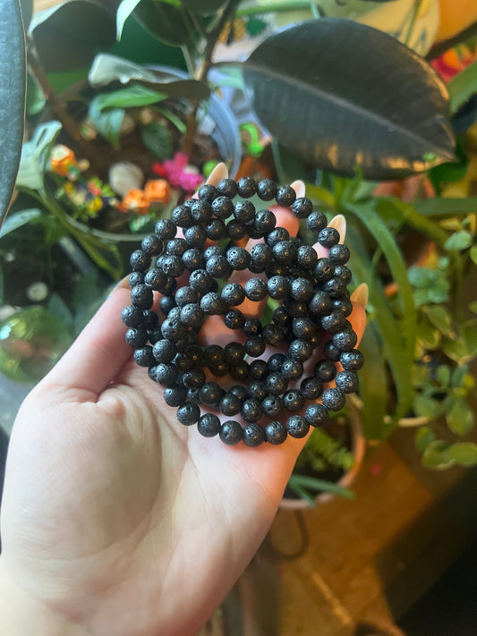 Lava rock bracelets ￼ 8mm