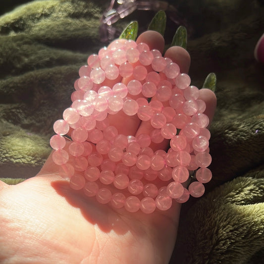 Rose quarts 8mm/10mm