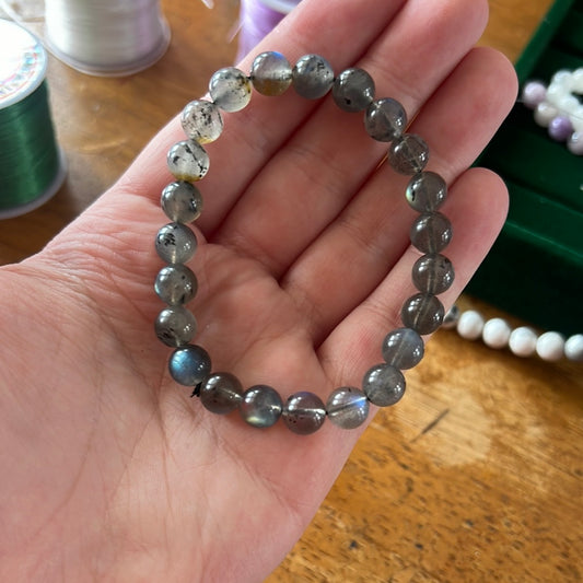 Labadorite 8 mm bracelet