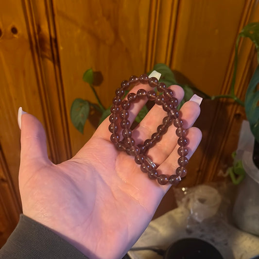 strawberry quartz 8mm