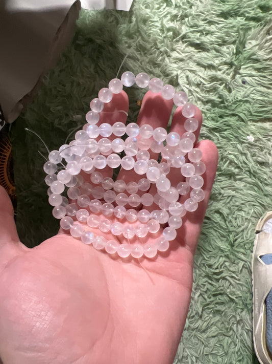 High quality white moonstone bracelets