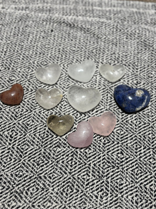 Crystal heart carving 🐾