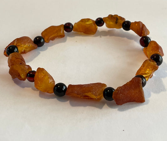 Raw amber bracelet 1pc🗿
