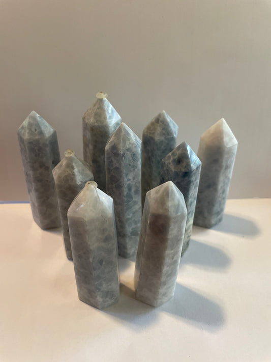 Blue calcite tower 1pc 🗿