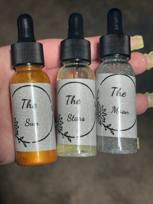 Solar system body oil collection! Select your scent!