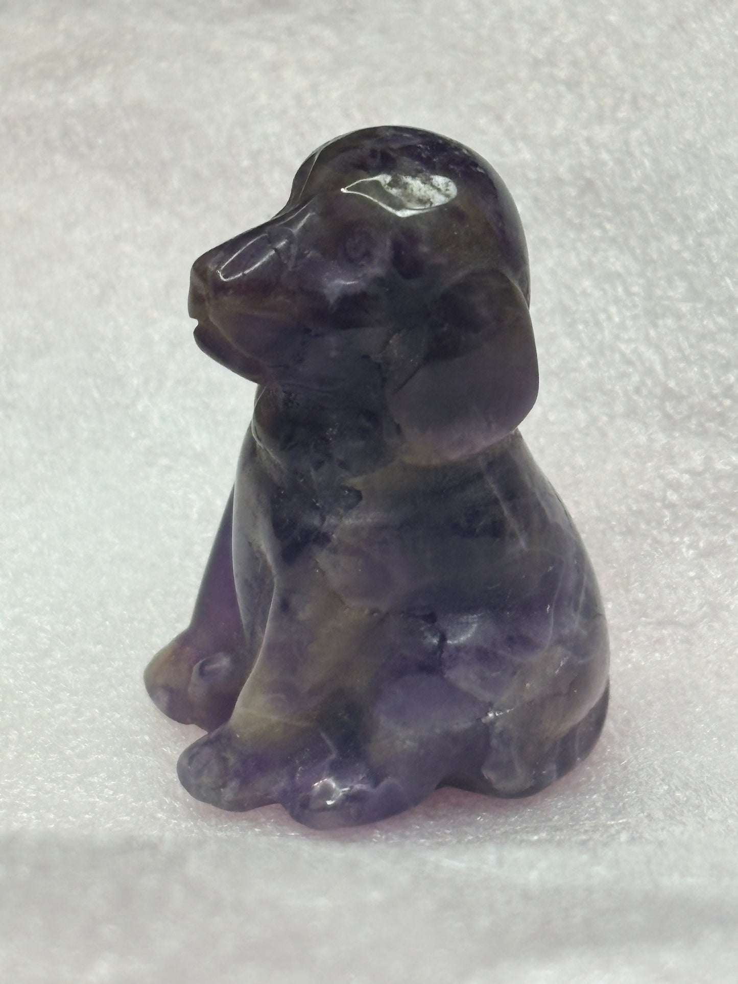Dog crystal carving ✨(select your stone) clearance