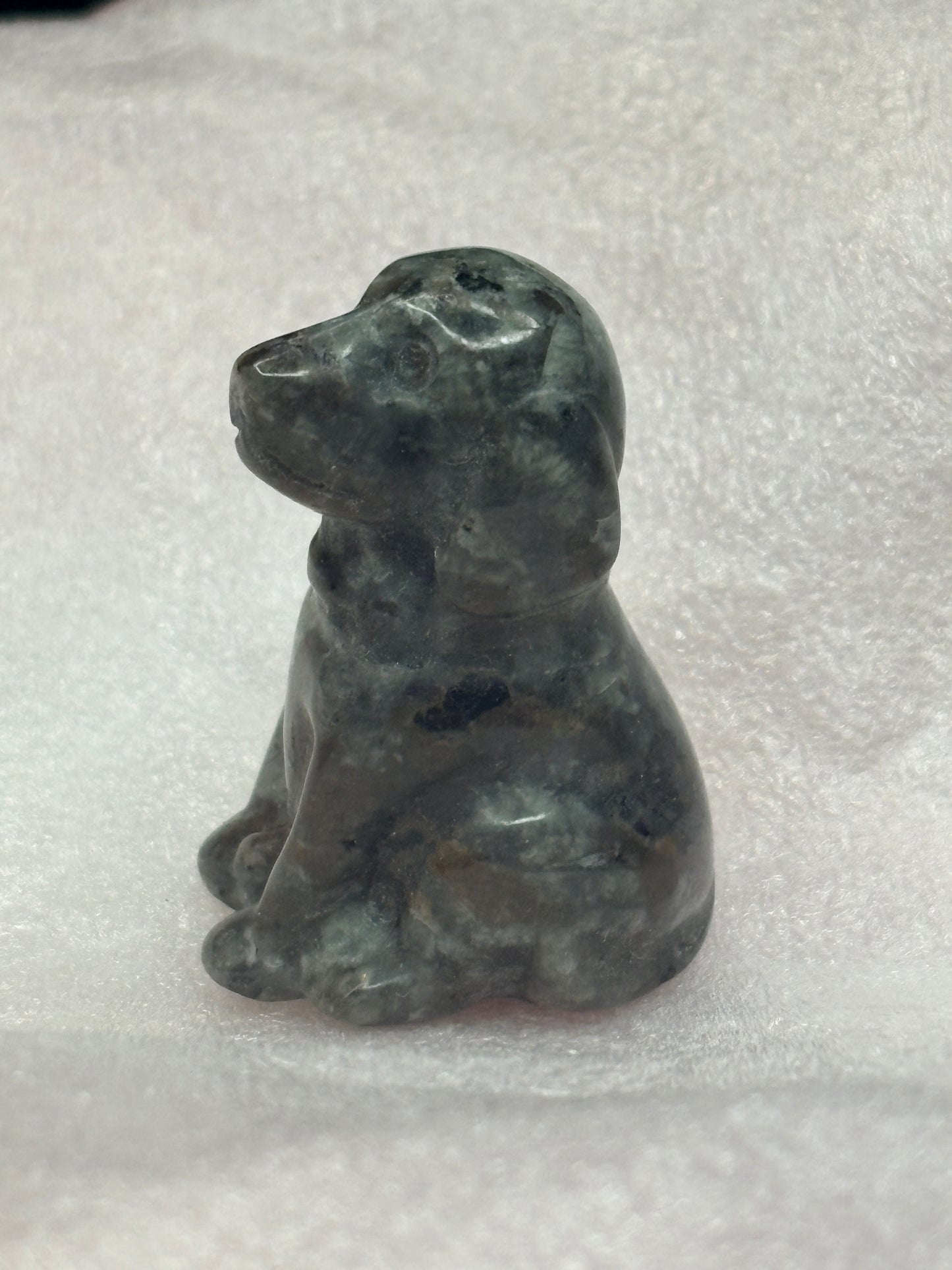 Dog crystal carving ✨(select your stone) clearance