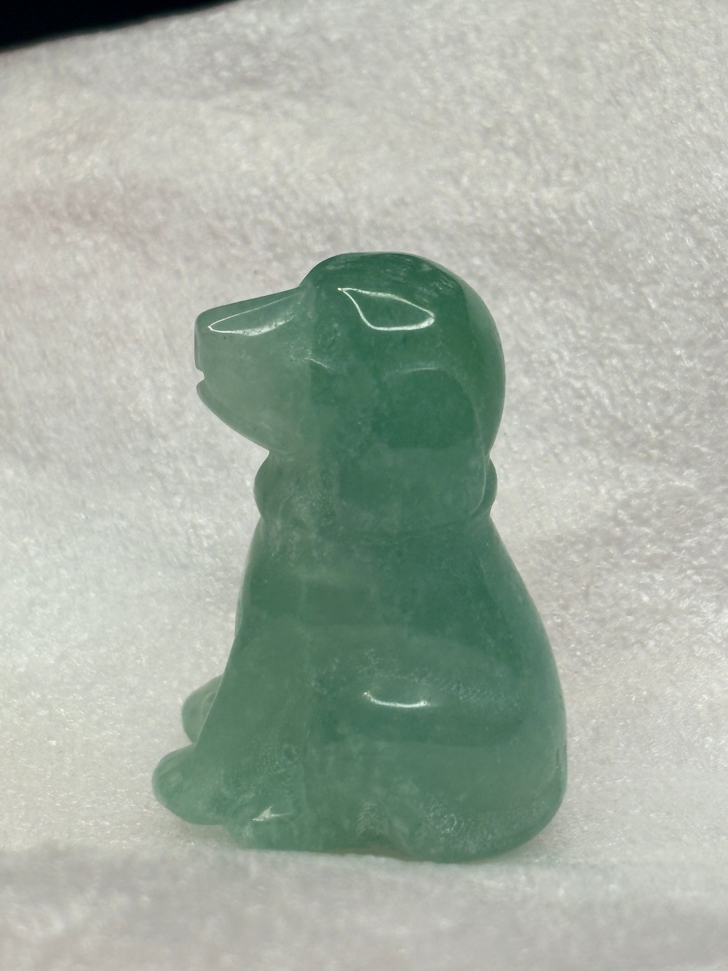 Dog crystal carving ✨(select your stone) clearance