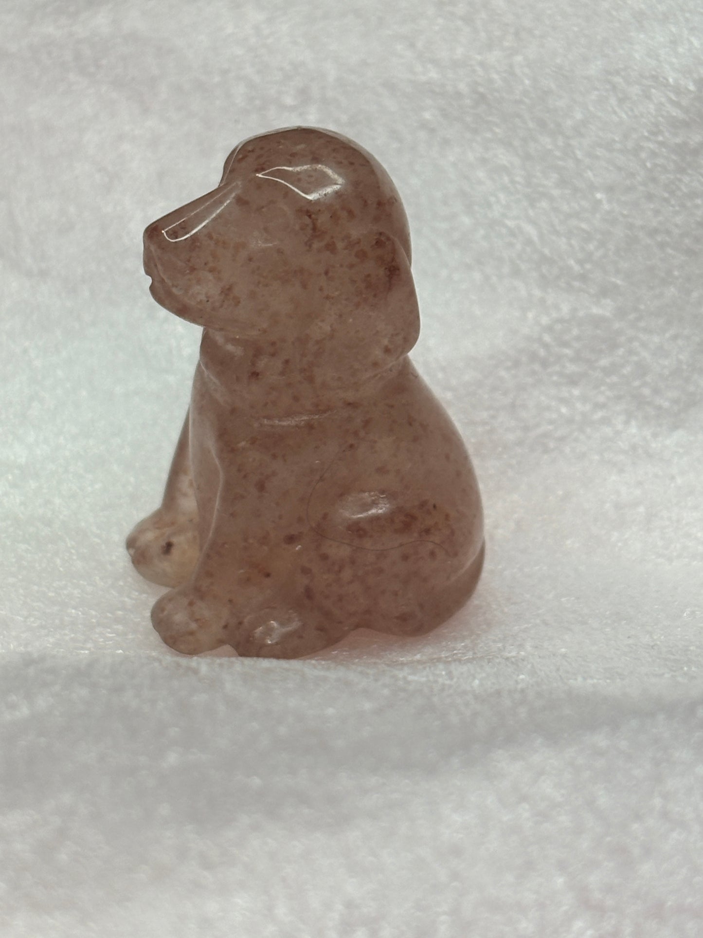 Dog crystal carving ✨(select your stone) clearance