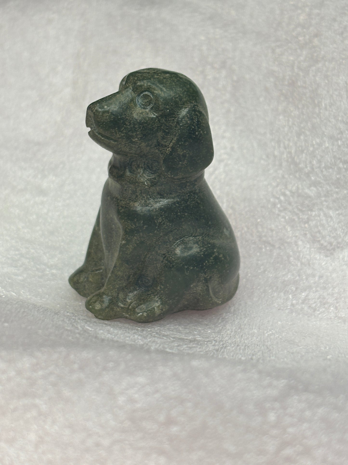 Dog crystal carving ✨(select your stone) clearance