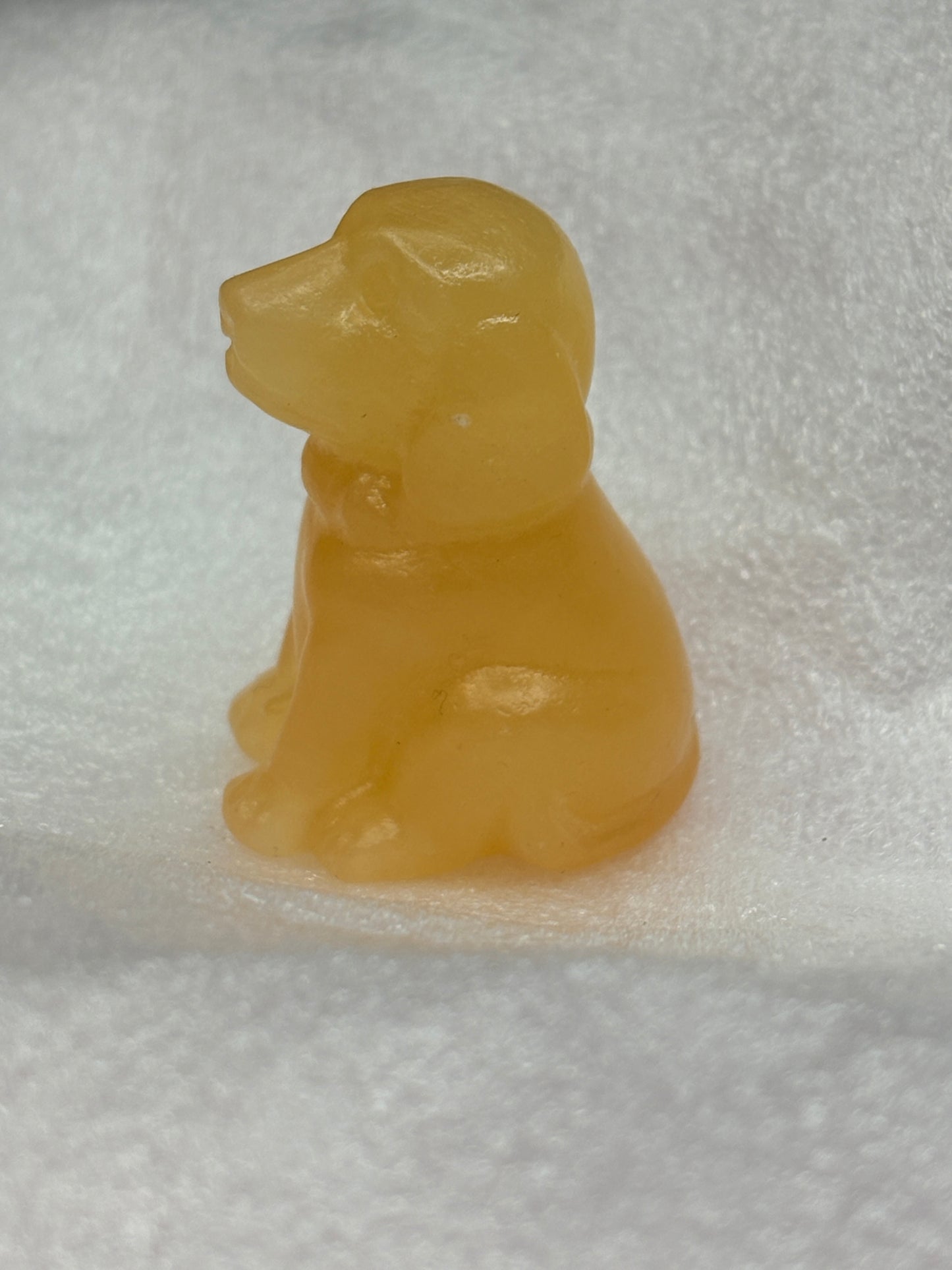 Dog crystal carving ✨(select your stone) clearance