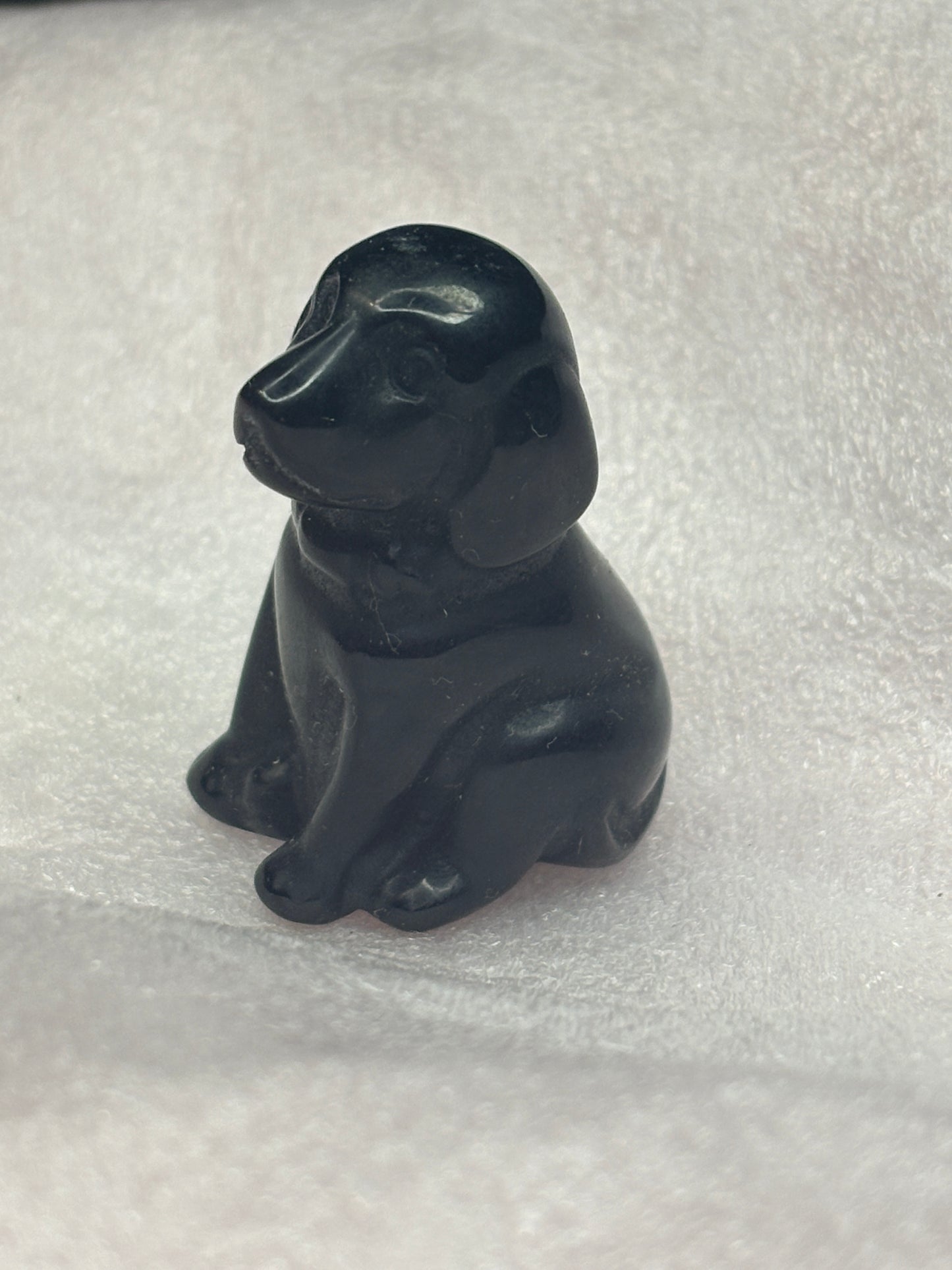 Dog crystal carving ✨(select your stone) clearance