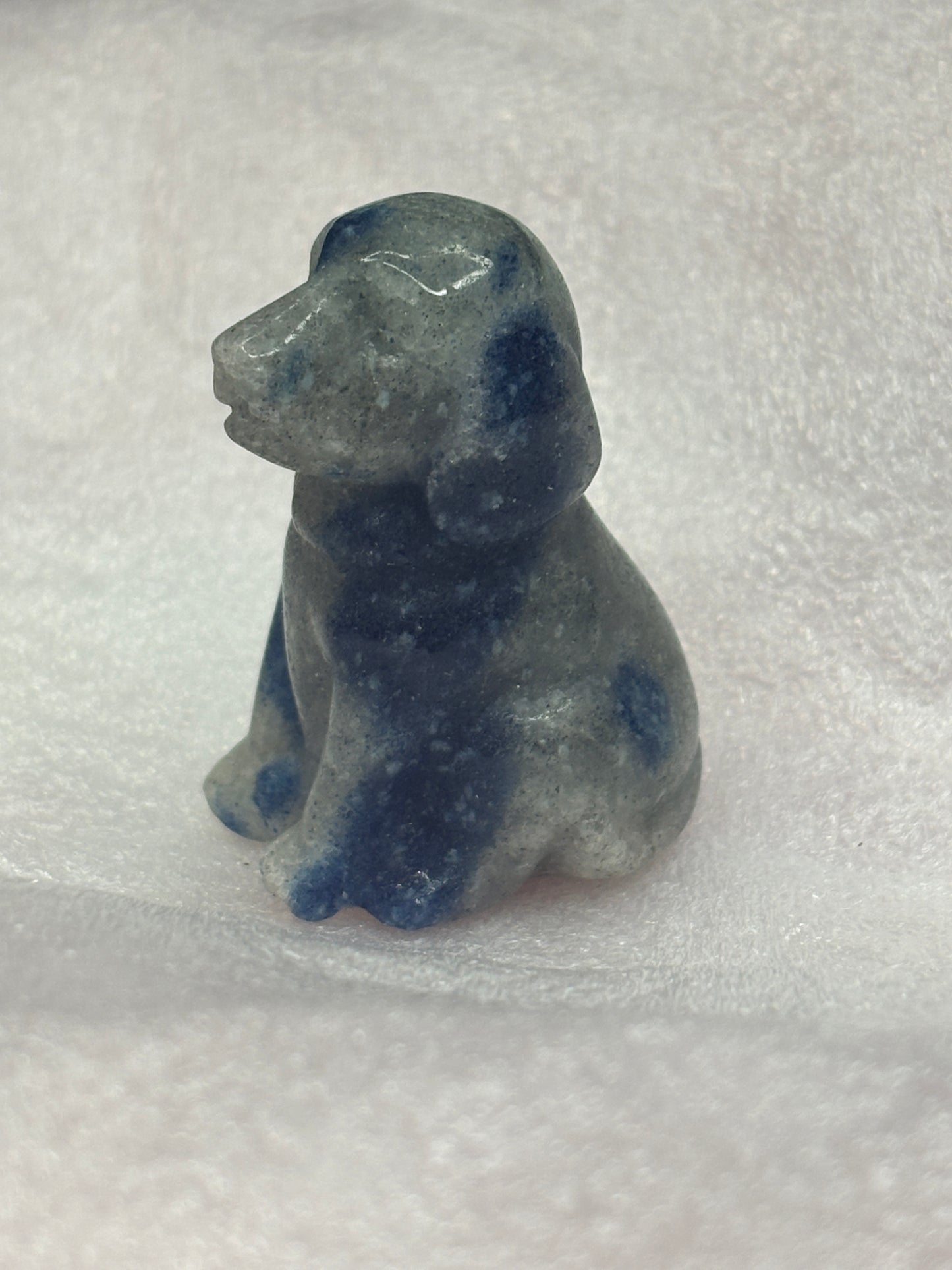 Dog crystal carving ✨(select your stone) clearance