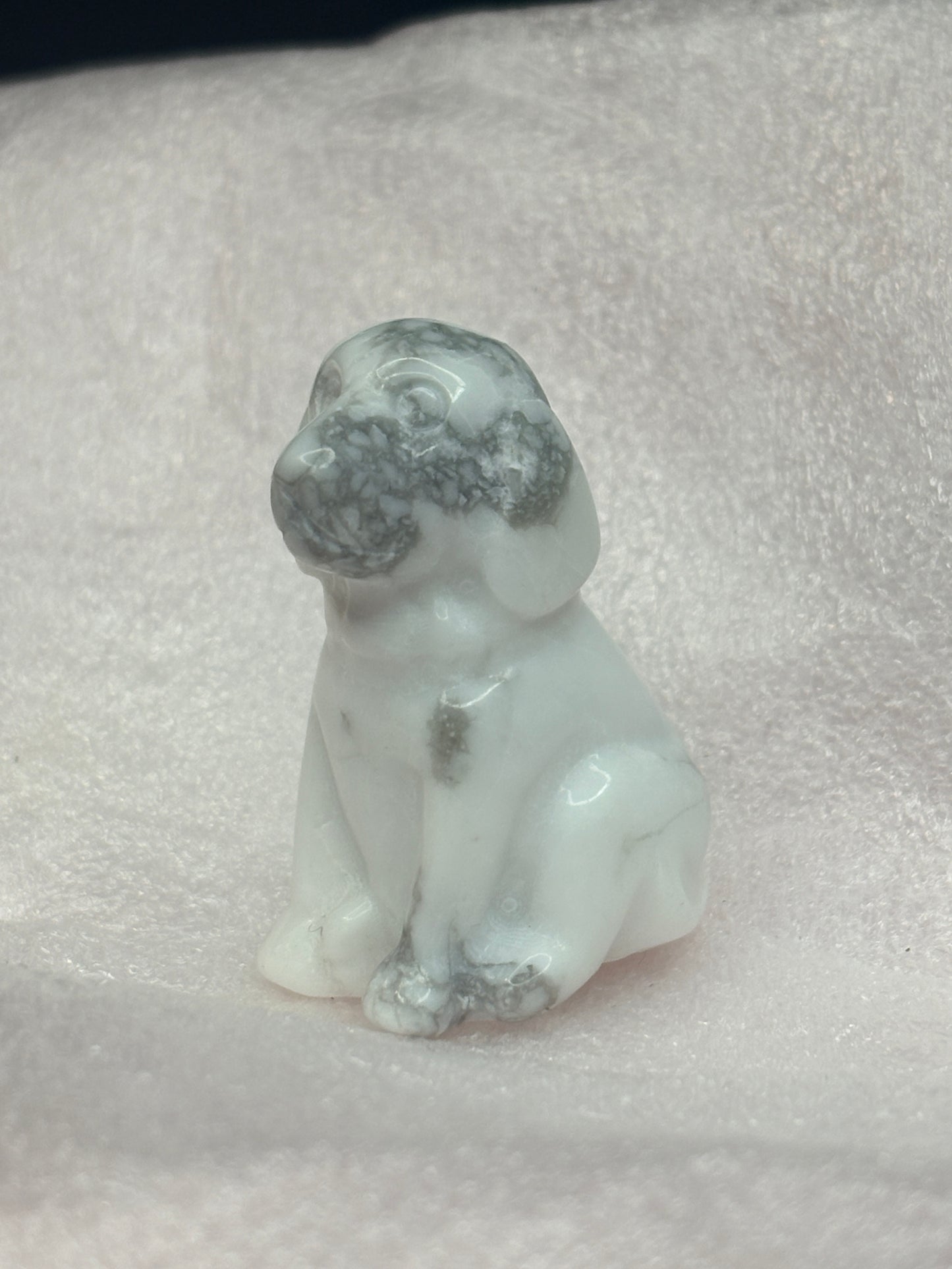 Dog crystal carving ✨(select your stone) clearance