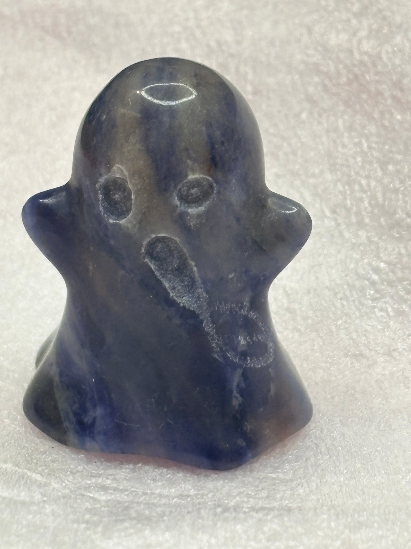 Thick ghost crystal carving✨ (select your stone) (Clearance)