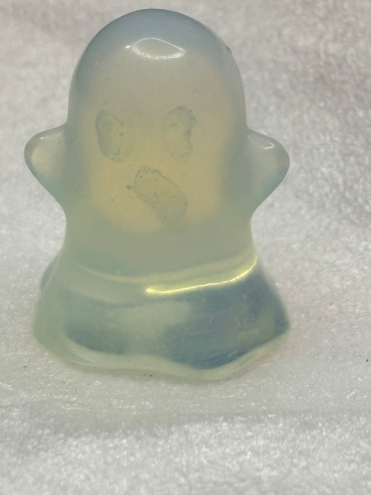 Thick ghost crystal carving✨ (select your stone) (Clearance)