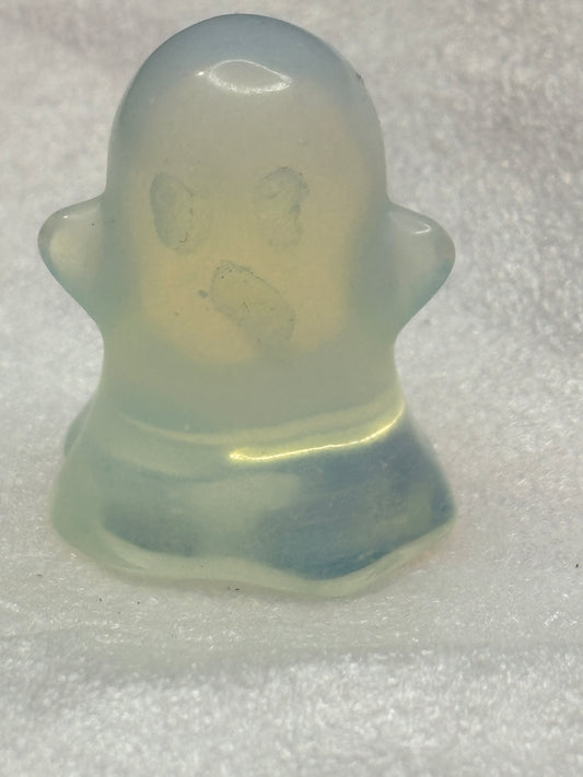 Thick ghost crystal carving✨ (select your stone) (Clearance)