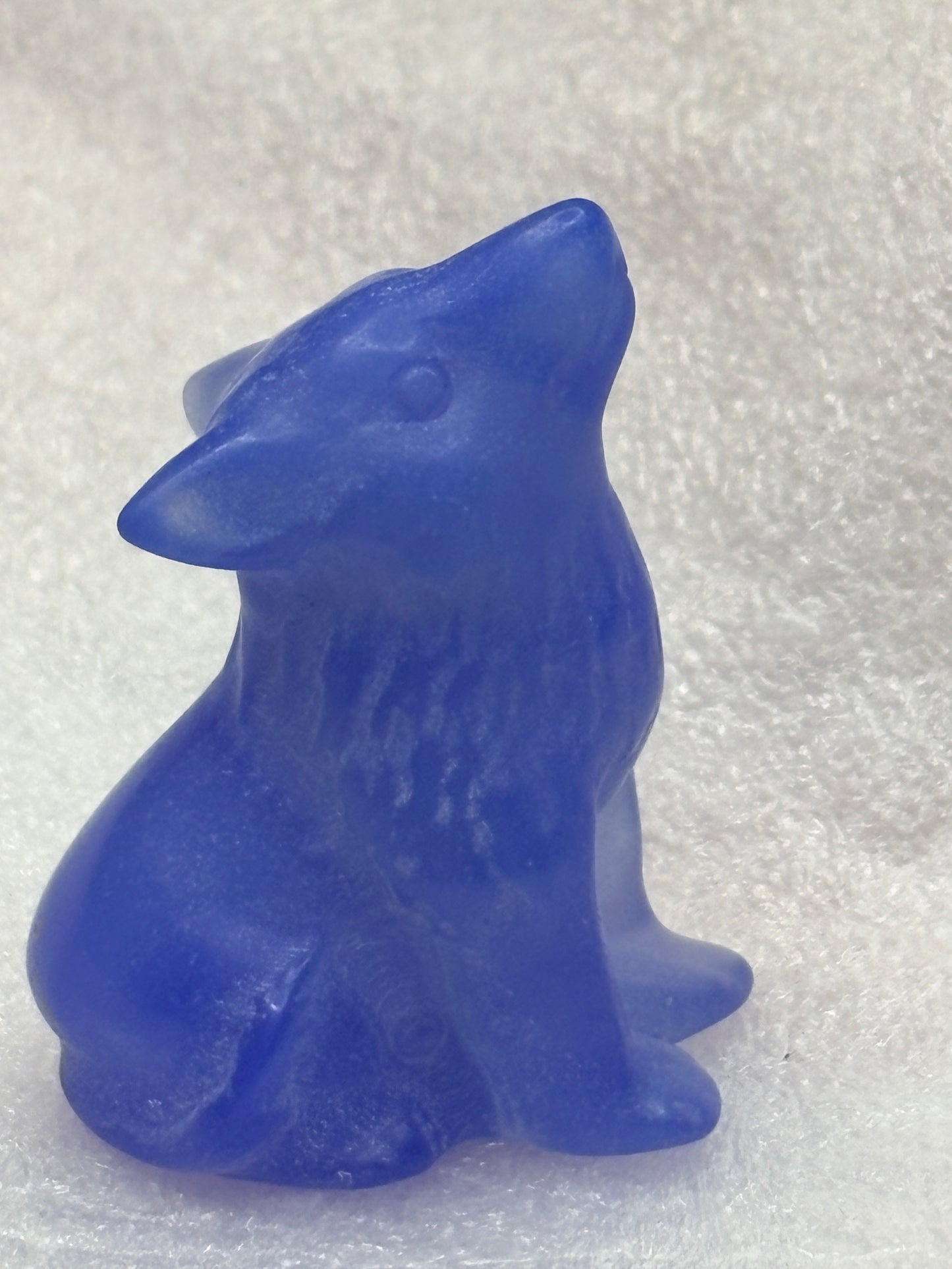 Wolf crystal carving ✨(select your stone) (clearance)