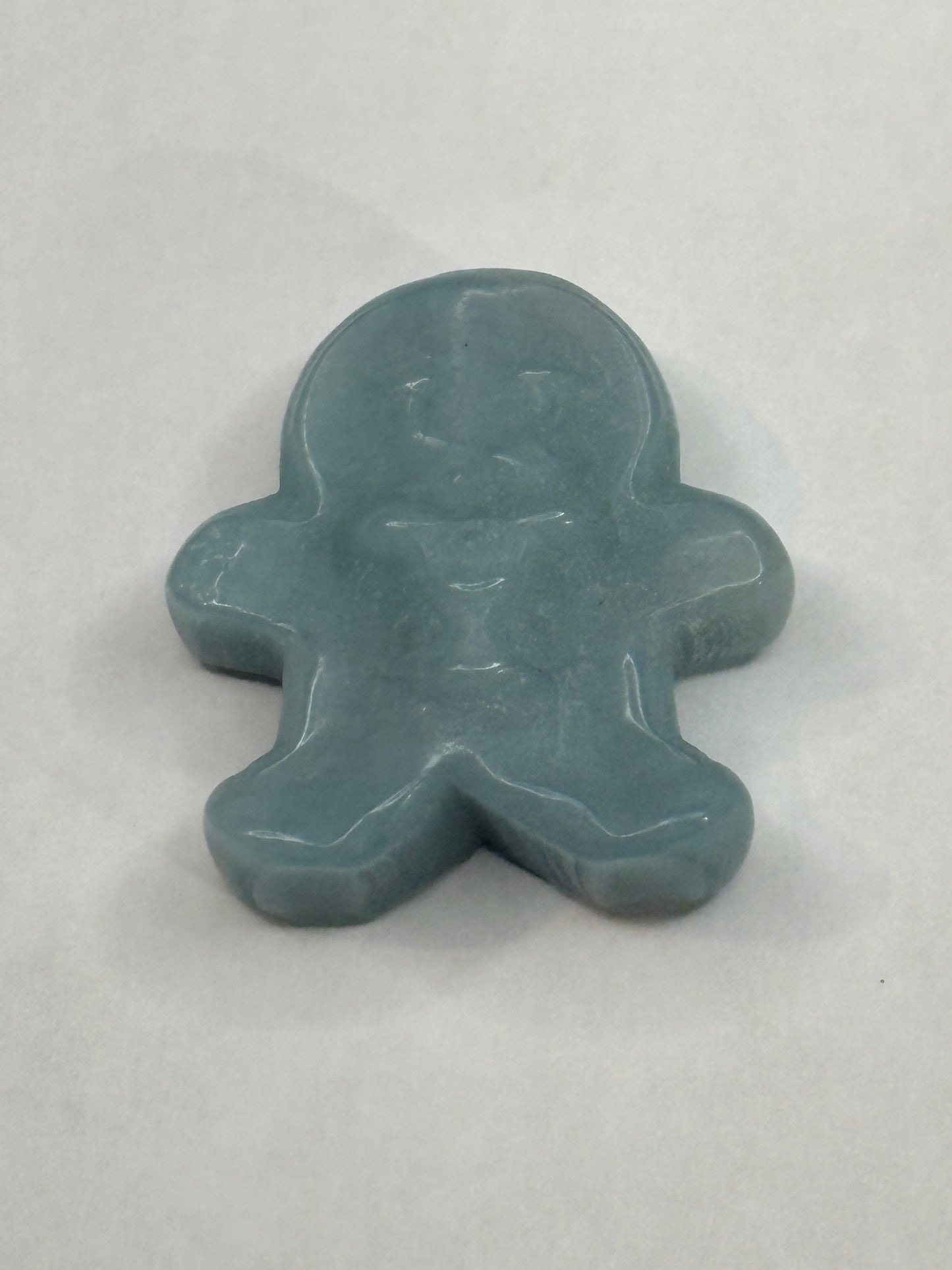 Gingerbread men crystal carving (select your stone)🎄(Clearance)