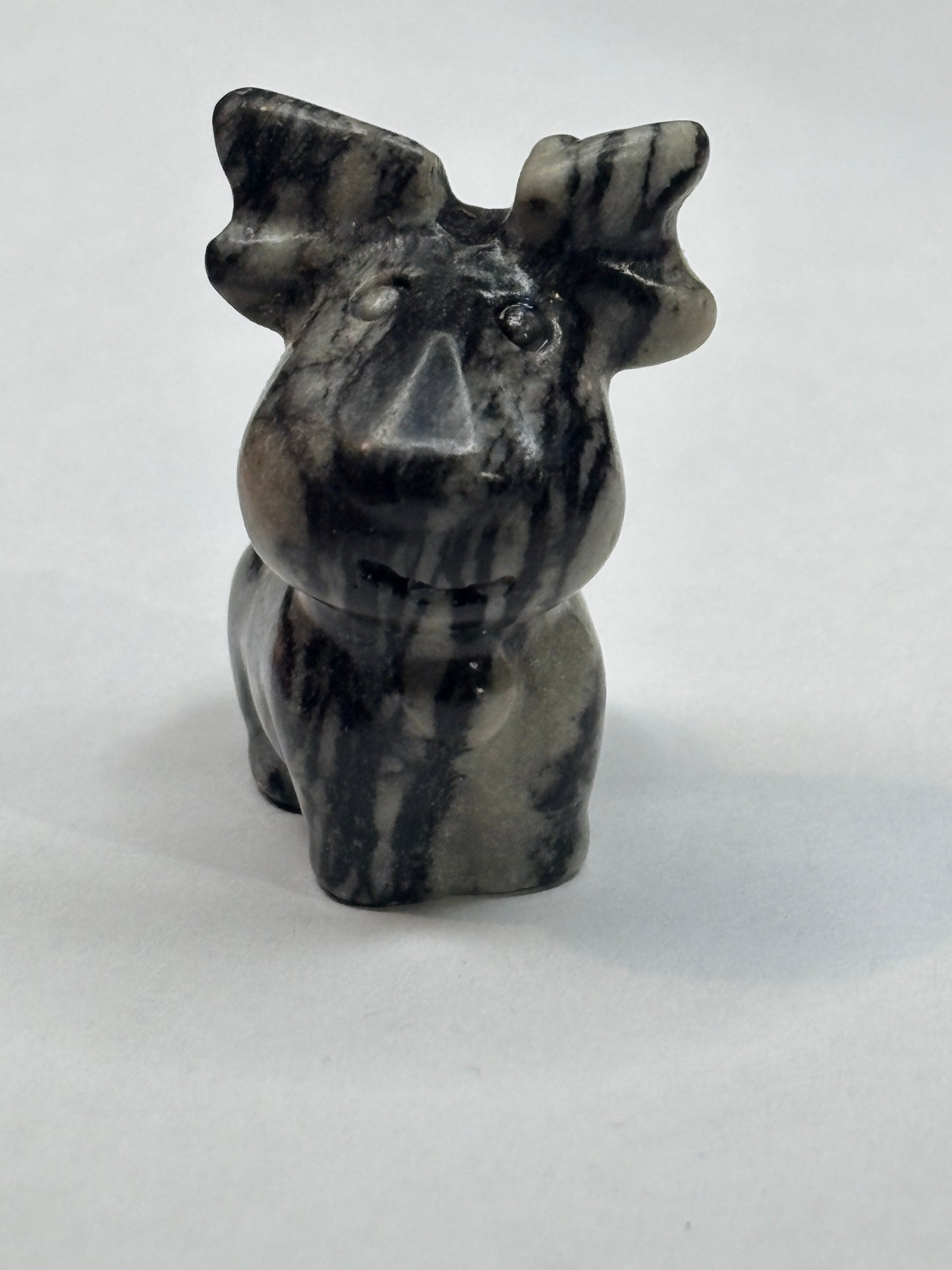 Reindeer crystal carving (select your stone)🎄(Clearance)