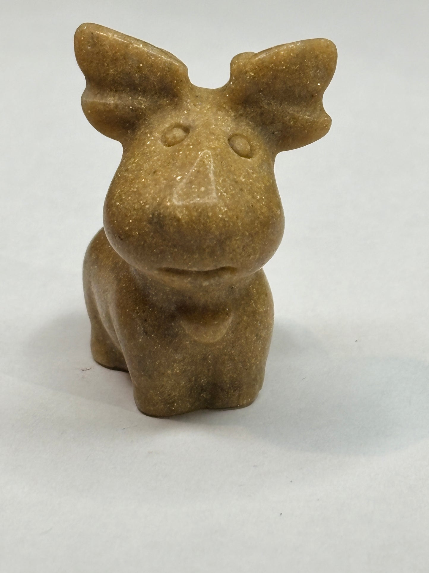 Reindeer crystal carving (select your stone)🎄(Clearance)