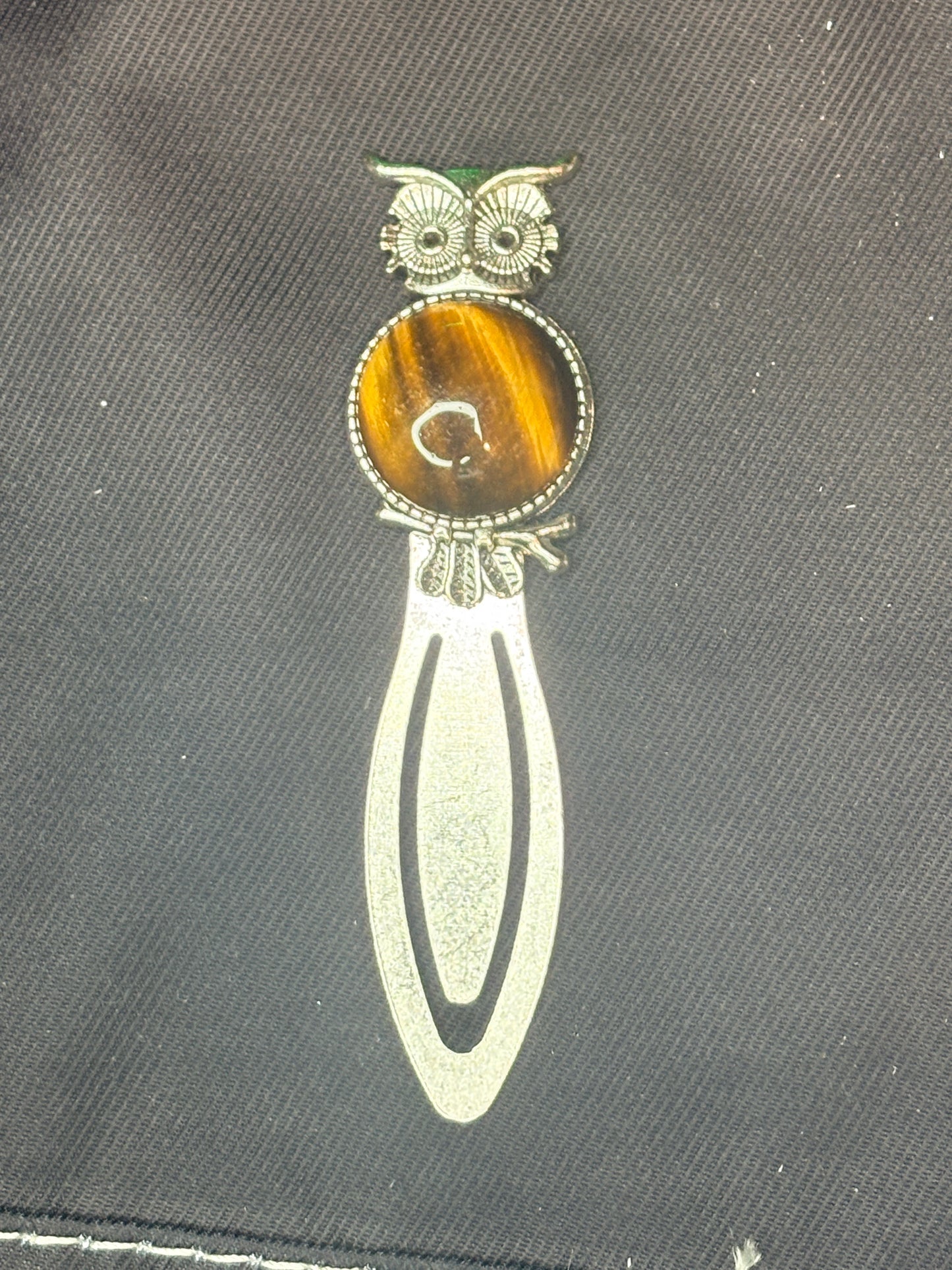 Owl crystal bookmark (select your stone)🥂