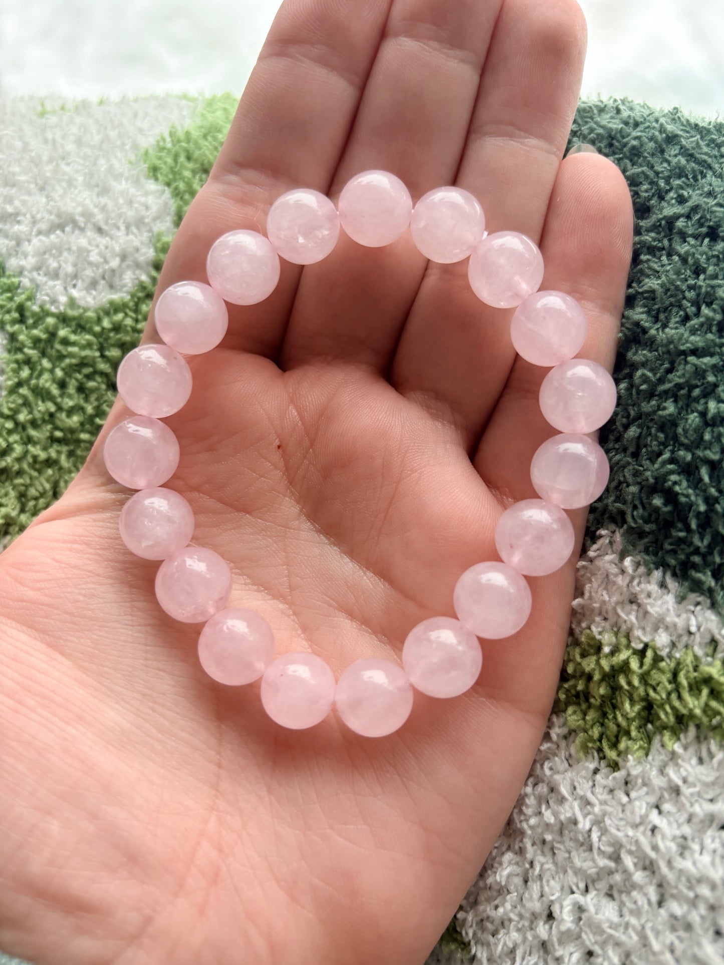 10mm gemstone bracelet. (Select your stone)