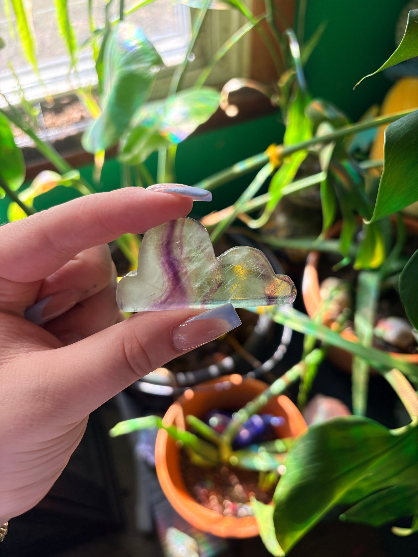 Flourite clouds carving 🐣