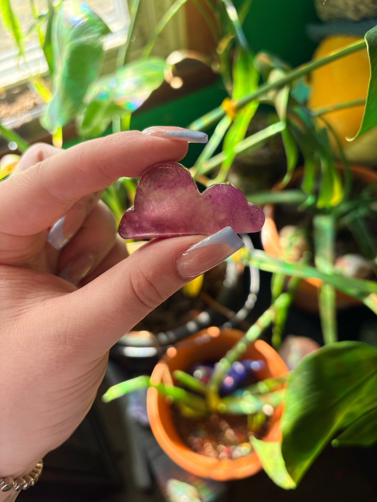 Flourite clouds carving 🐣