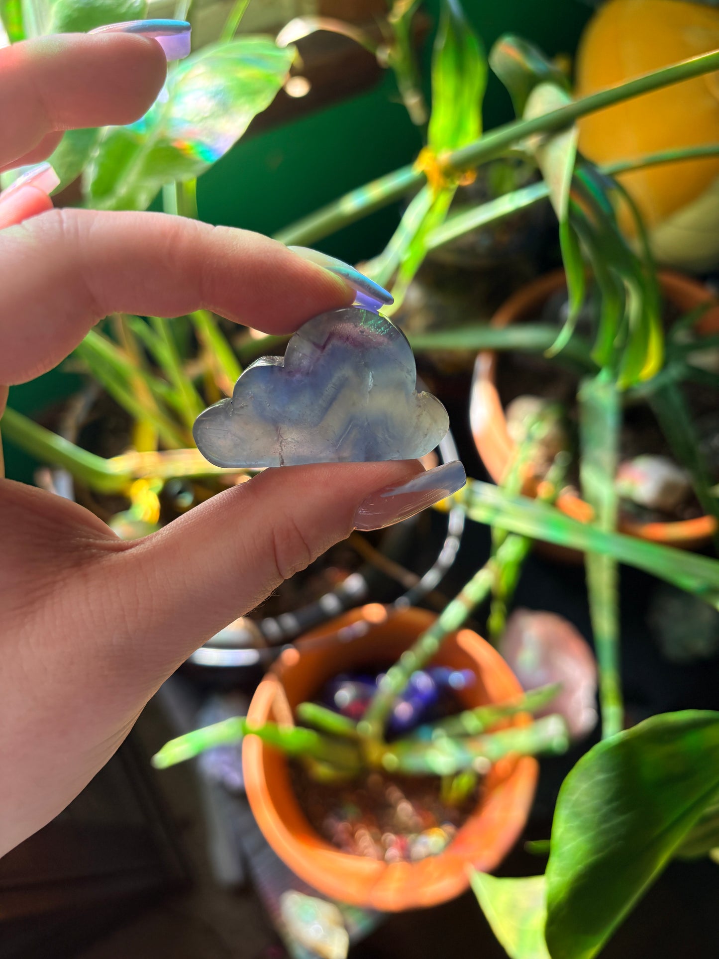 Flourite clouds carving 🐣