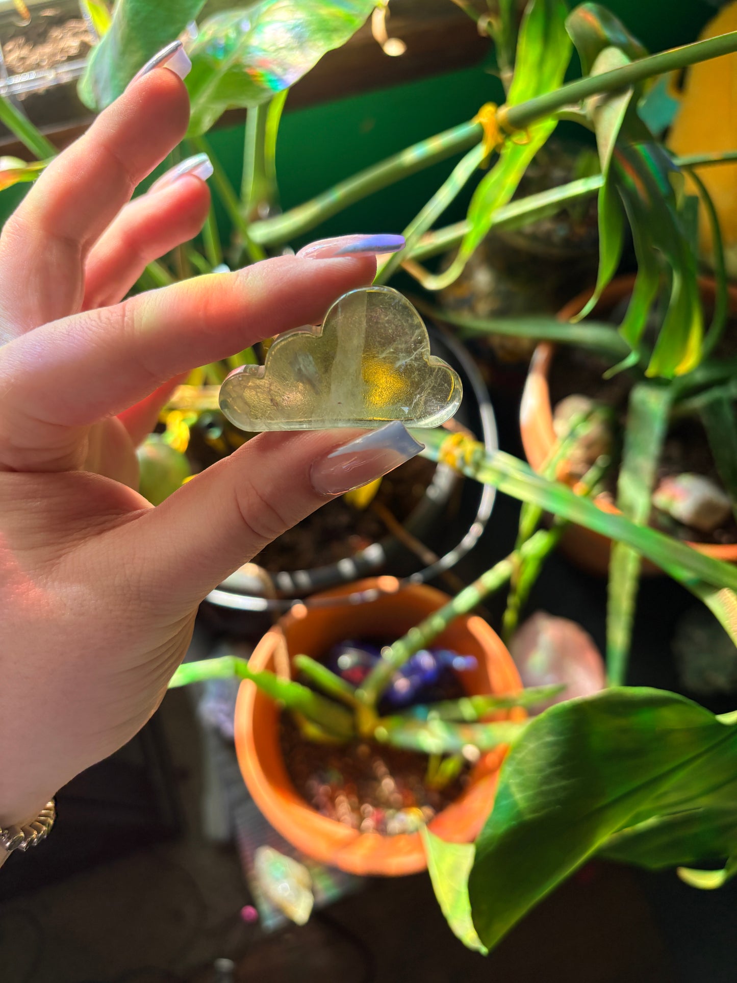 Flourite clouds carving 🐣