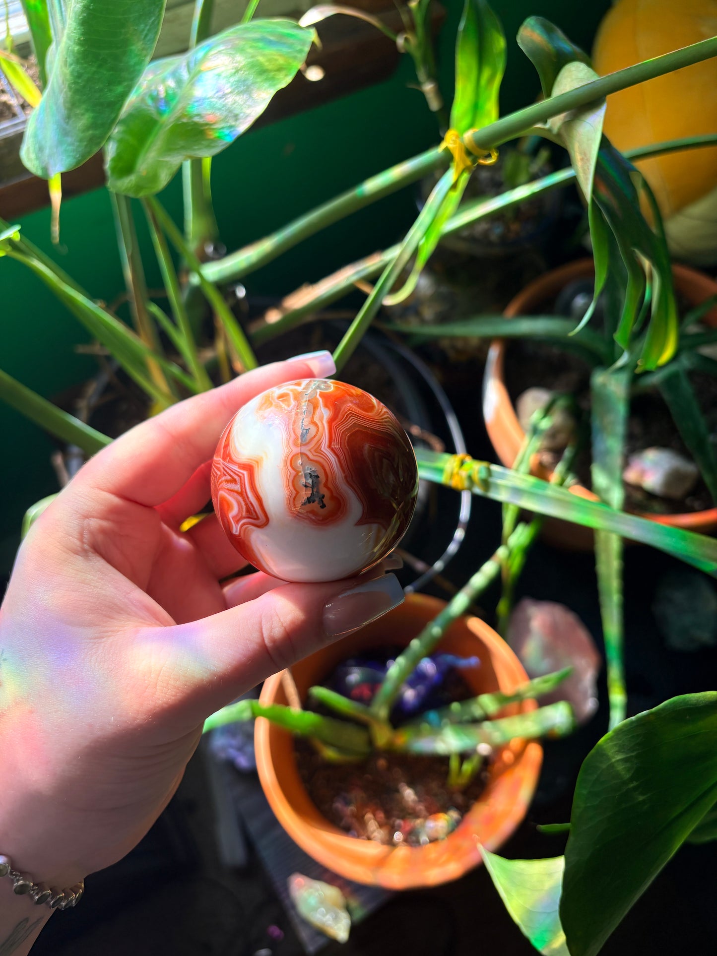 Carnelian sphere 🐣