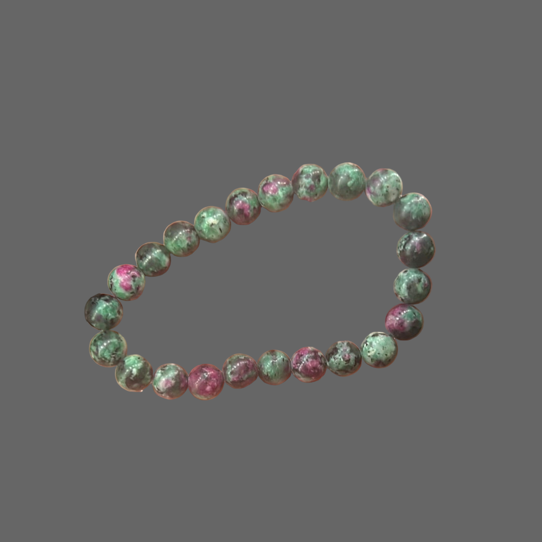 Ruby zoisite 8mm Bracelet